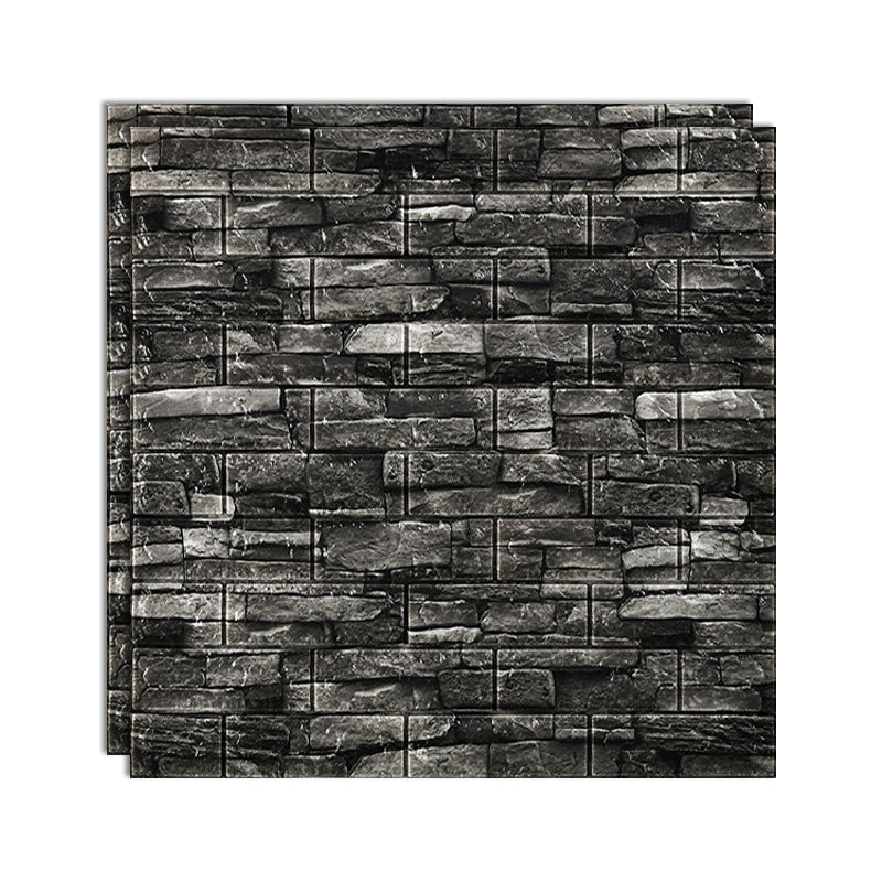 Lisslune | 3D embossing interior wall panel self-adhesive square wall panel