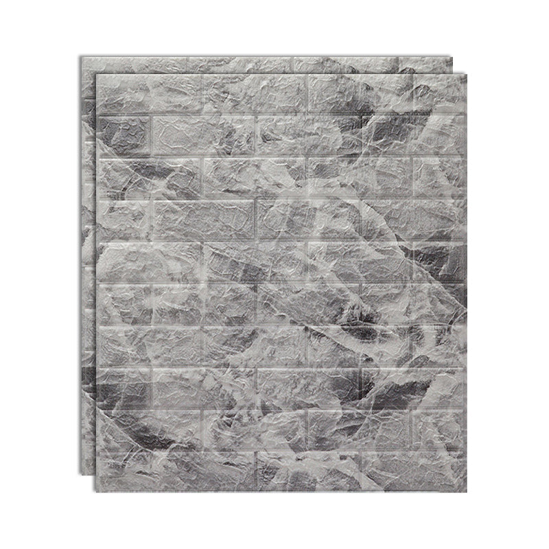 Lisslune | 3D embossing interior wall panel self-adhesive square wall panel