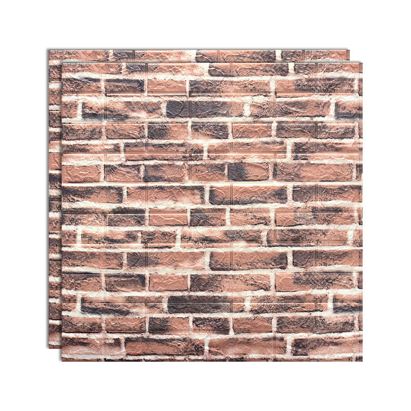 Lisslune | 3D embossing interior wall panel self-adhesive square wall panel
