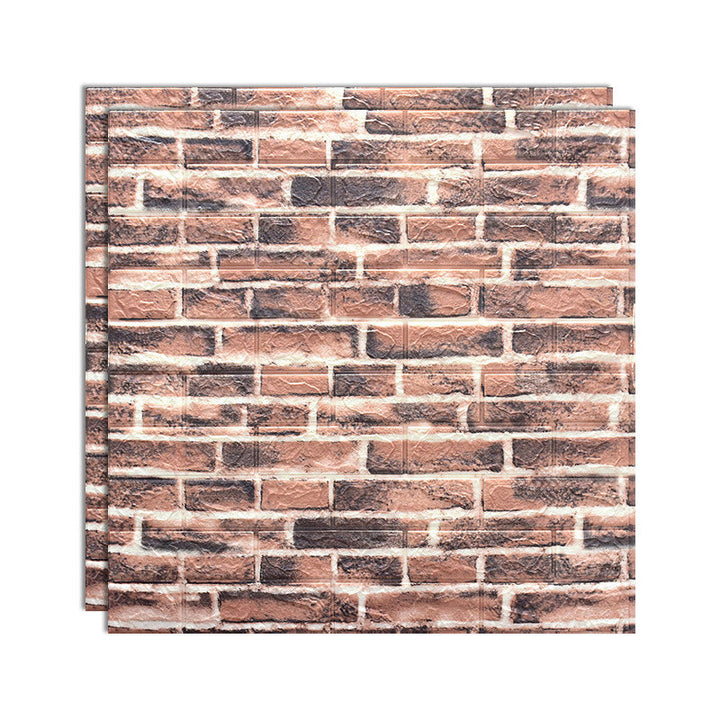 Lisslune | 3D embossing interior wall panel self-adhesive square wall panel
