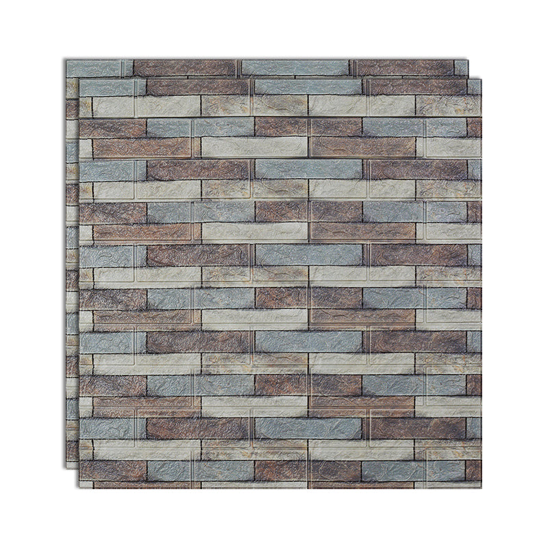 Lisslune | 3D embossing interior wall panel self-adhesive square wall panel