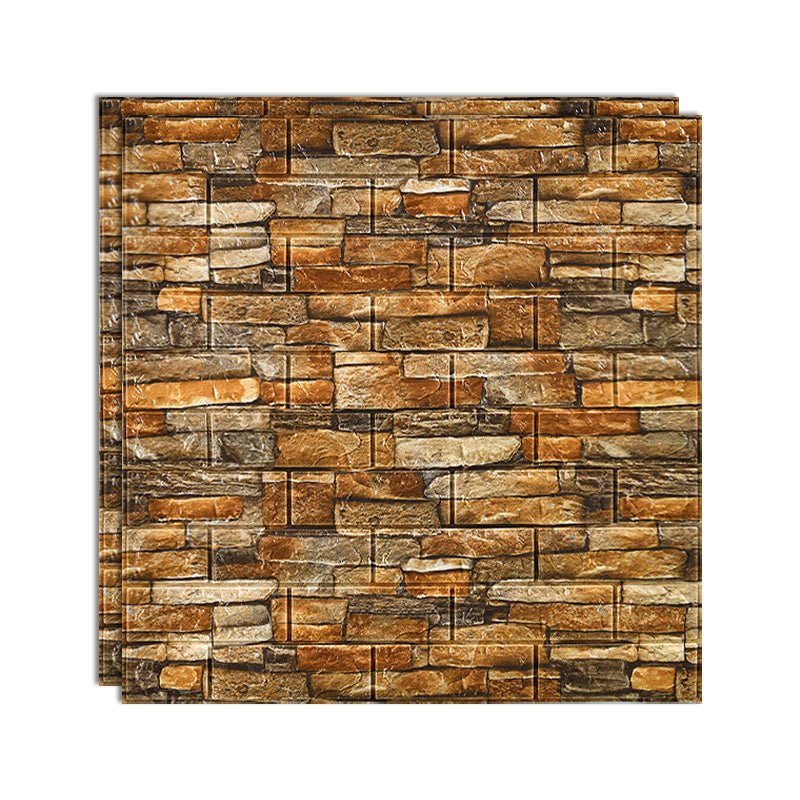 Lisslune | 3D embossing interior wall panel self-adhesive square wall panel