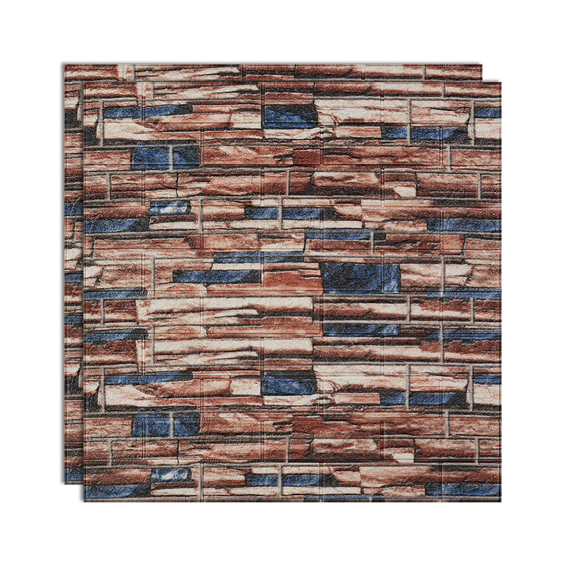 Lisslune | 3D embossing interior wall panel self-adhesive square wall panel