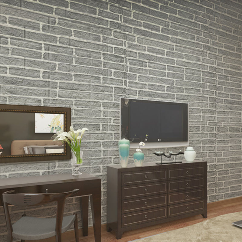 Lisslune | 3D embossing interior wall panel self-adhesive square wall panel