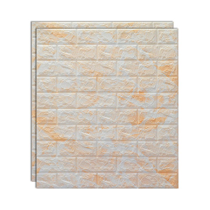 Lisslune | 3D embossing interior wall panel self-adhesive square wall panel