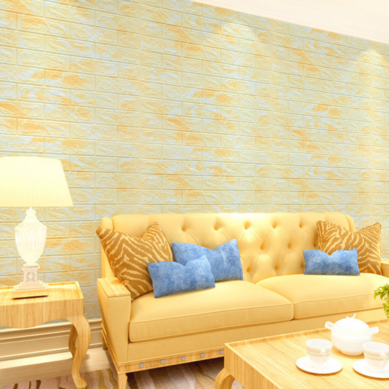 Lisslune | 3D embossing interior wall panel self-adhesive square wall panel