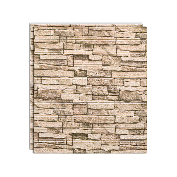 Lisslune | Industrial Wall Panel 3D Brick Bathroom Living Room Wall Panels Set of 10