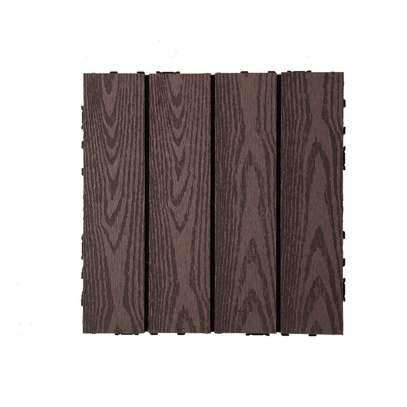 Lisslune | Rectangular constructed tiles water-resistant parquet flooring for balcony