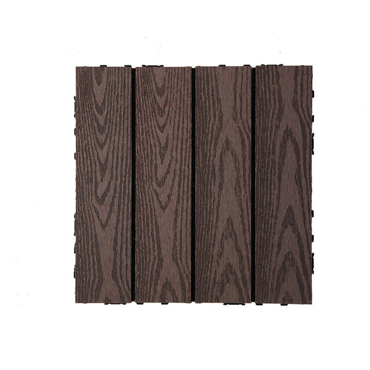 Lisslune | Rectangular constructed tiles water-resistant parquet flooring for balcony