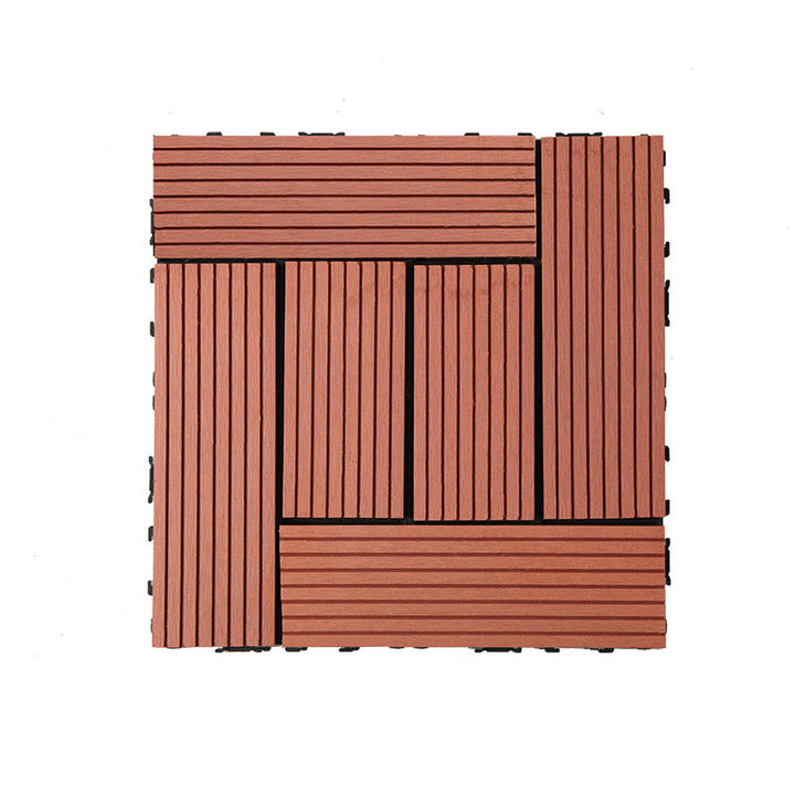 Lisslune | Rectangular constructed tiles water-resistant parquet flooring for balcony