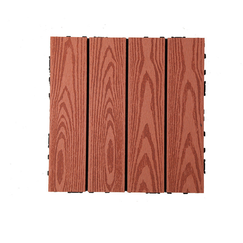 Lisslune | Rectangular constructed tiles water-resistant parquet flooring for balcony