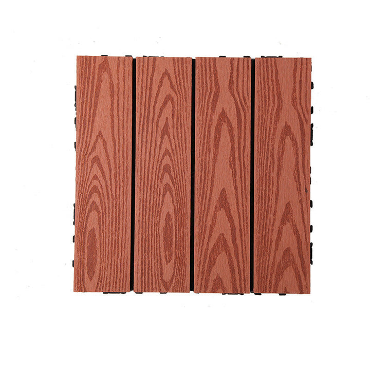 Lisslune | Rectangular constructed tiles water-resistant parquet flooring for balcony