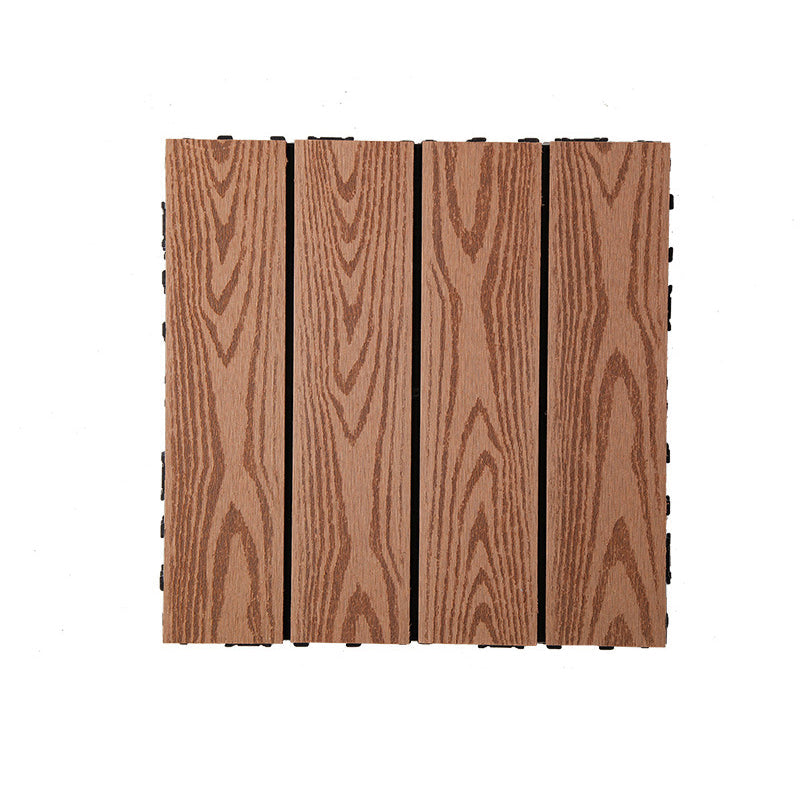 Lisslune | Rectangular constructed tiles water-resistant parquet flooring for balcony