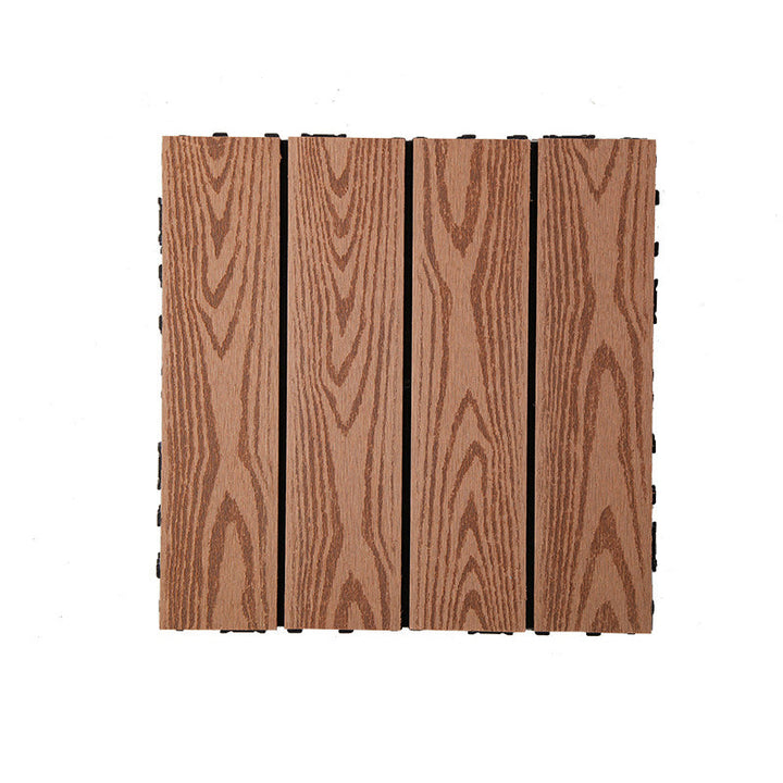 Lisslune | Rectangular constructed tiles water-resistant parquet flooring for balcony