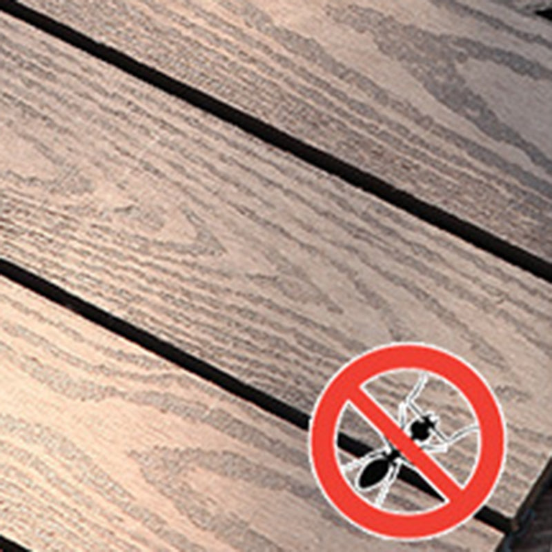 Lisslune | Rectangular constructed tiles water-resistant parquet flooring for balcony