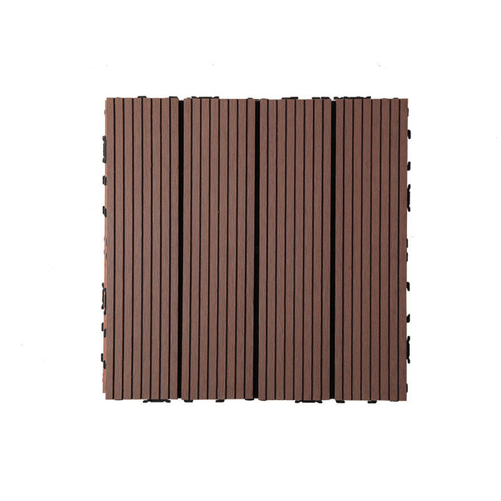 Lisslune | Rectangular constructed tiles water-resistant parquet flooring for balcony