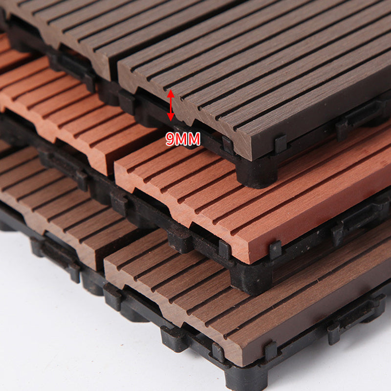 Lisslune | Rectangular constructed tiles water-resistant parquet flooring for balcony