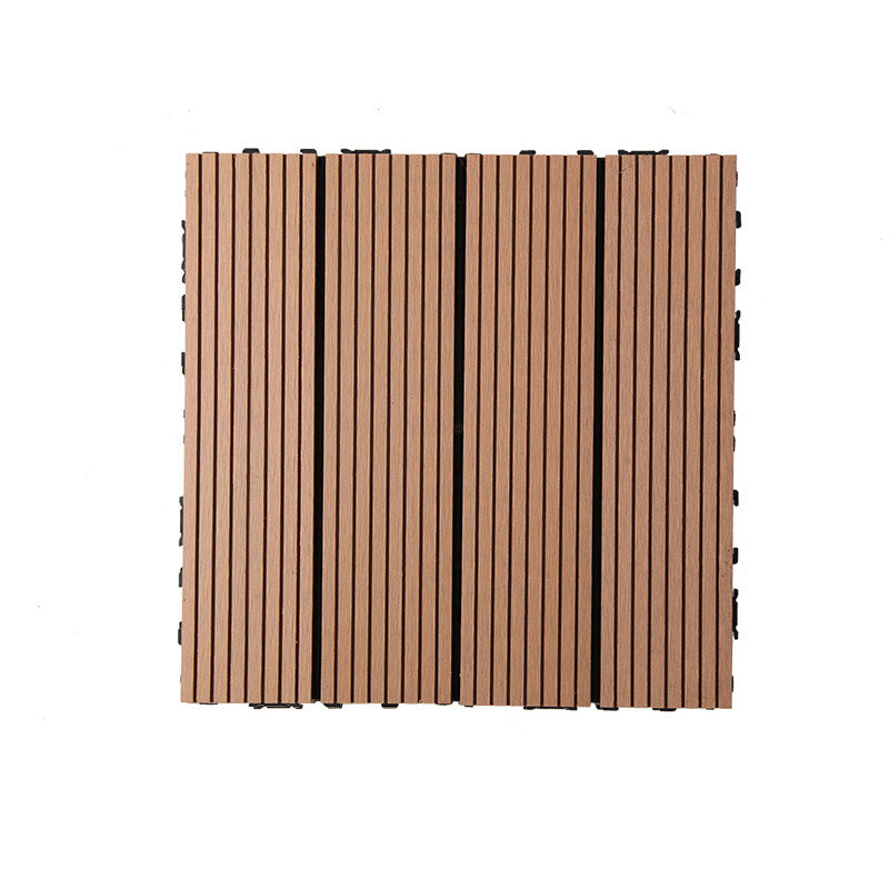 Lisslune | Rectangular constructed tiles water-resistant parquet flooring for balcony