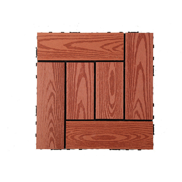 Lisslune | Rectangular constructed tiles water-resistant parquet flooring for balcony