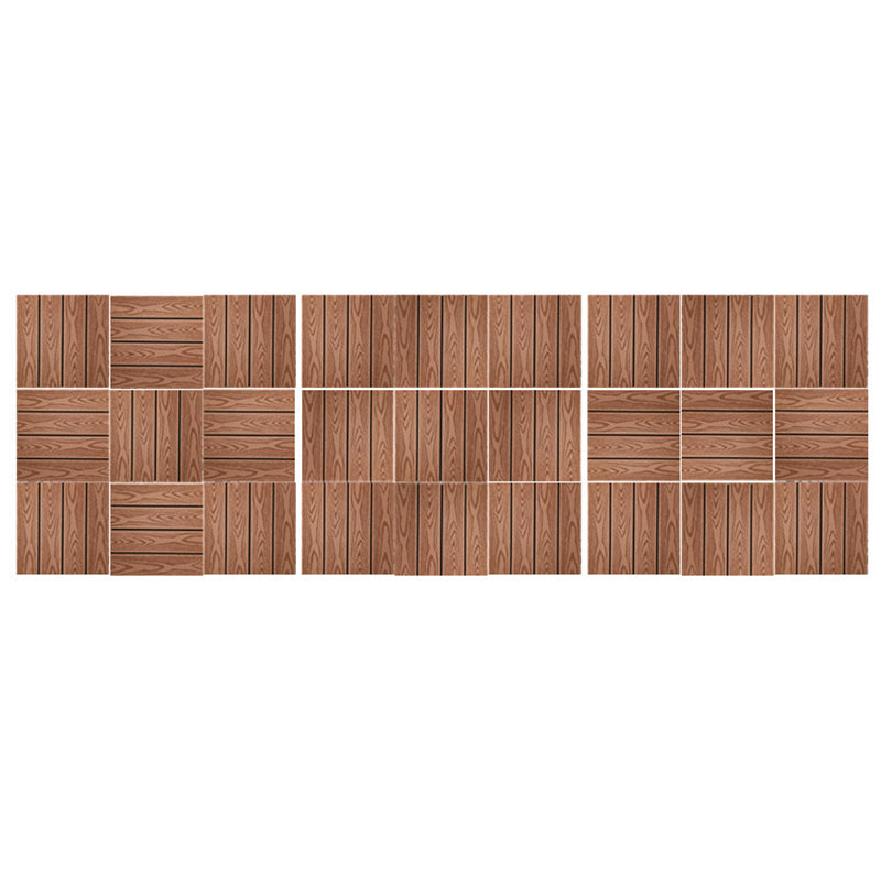 Lisslune | Rectangular constructed tiles water-resistant parquet flooring for balcony