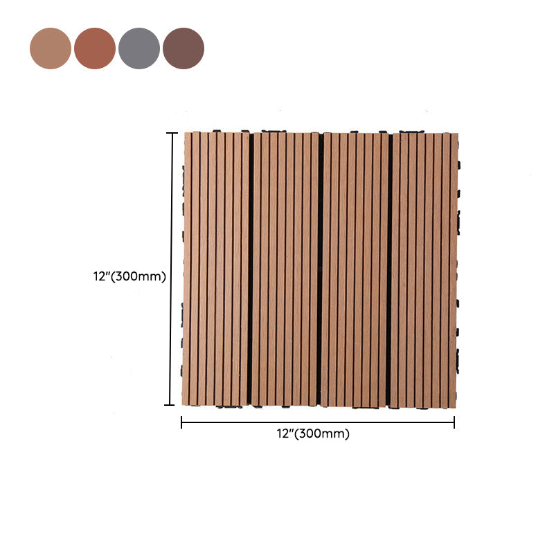 Lisslune | Rectangular constructed tiles water-resistant parquet flooring for balcony