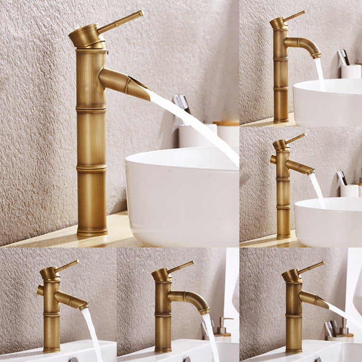 Lisslune | Country House Style Basin Mixer Single Hole Bathroom Faucet