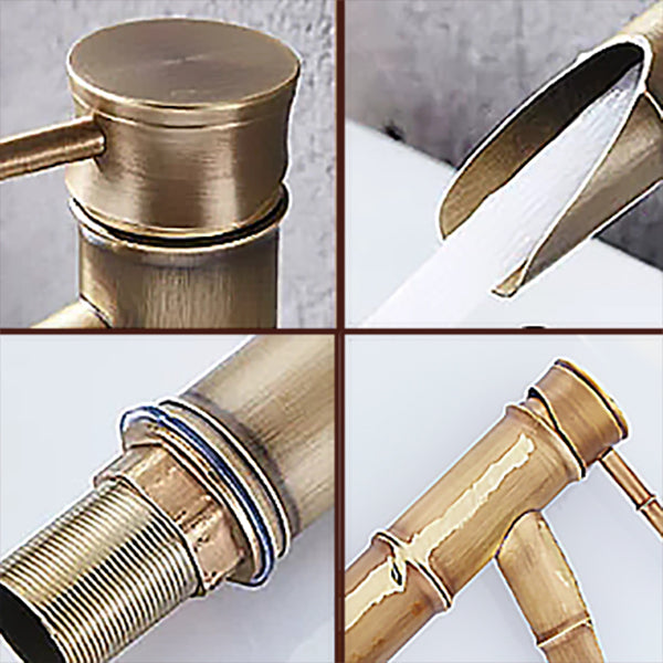Lisslune | Country House Style Basin Mixer Single Hole Bathroom Faucet