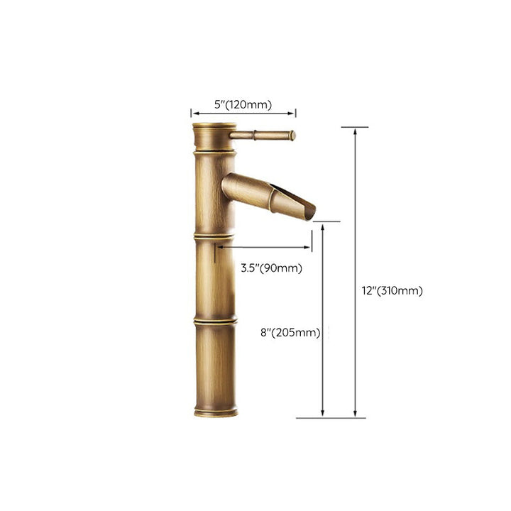 Lisslune | Country House Style Basin Mixer Single Hole Bathroom Faucet