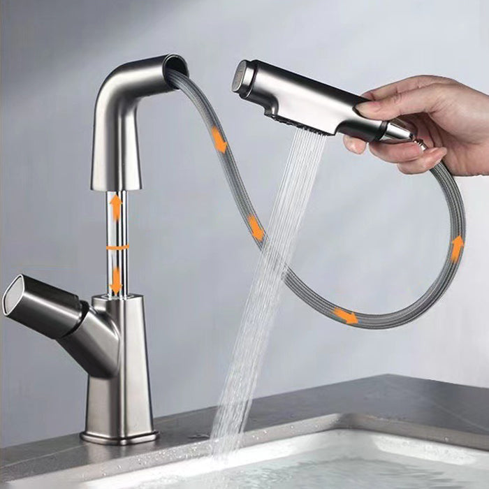 Lisslune | Widespread Basin Faucet Modern Tap with Single Lever