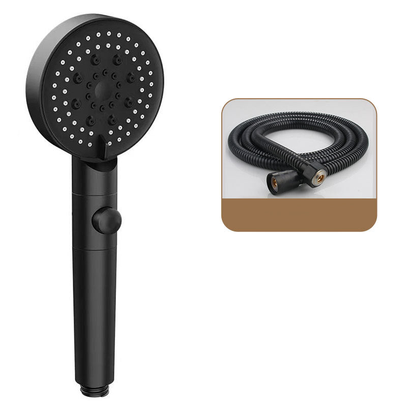 Lisslune | Round Print Shower Head 6 Settings Adjustable Water Flow Handheld Shower Head