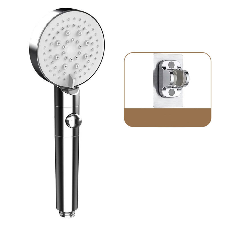 Lisslune | Round Print Shower Head 6 Settings Adjustable Water Flow Handheld Shower Head