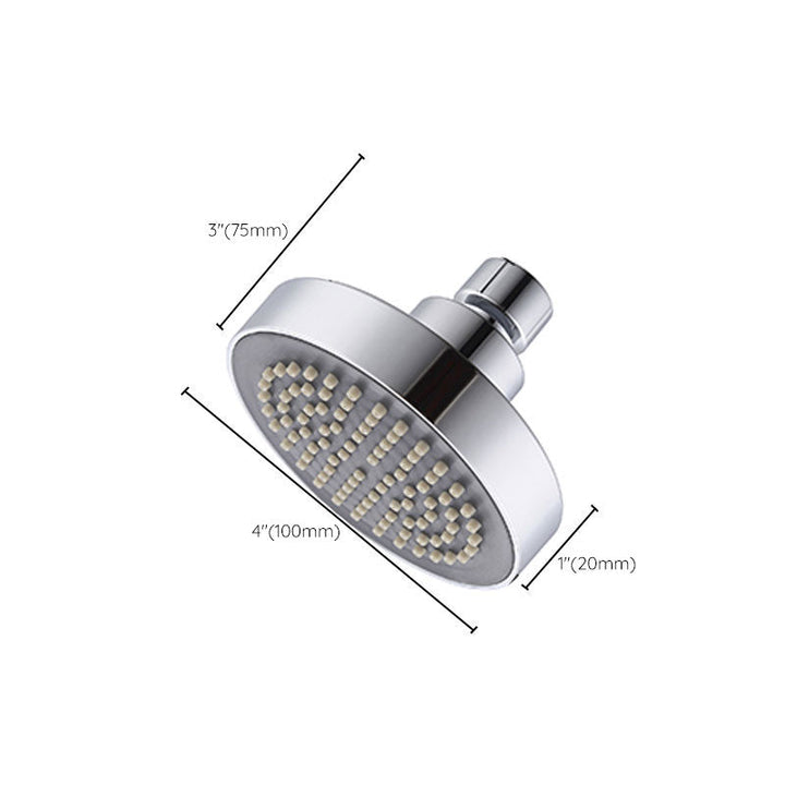 Lisslune | Round Small Upper Shower Head Wall Mount Adjustable Shower Head