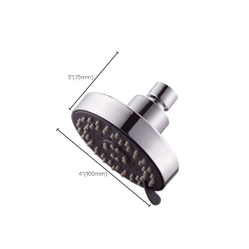 Lisslune | Round Small Upper Shower Head Wall Mount Adjustable Shower Head