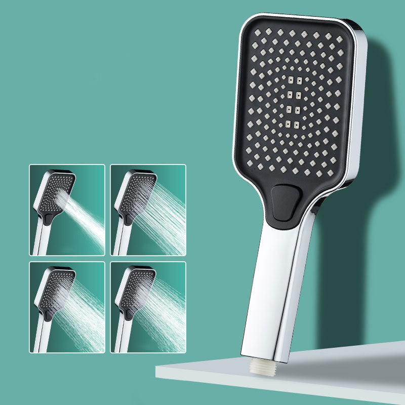 Lisslune | Rectangular Print Shower Head 4-Adjustable Water Flow Hand Shower