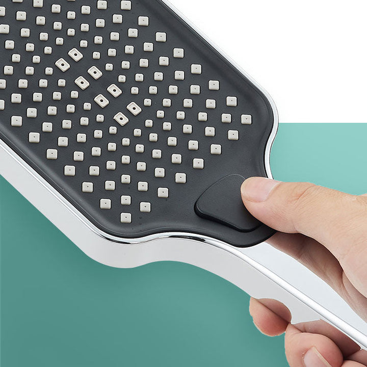 Lisslune | Rectangular Pressure Shower Head 4-Adjustable Water Flow Hand Shower