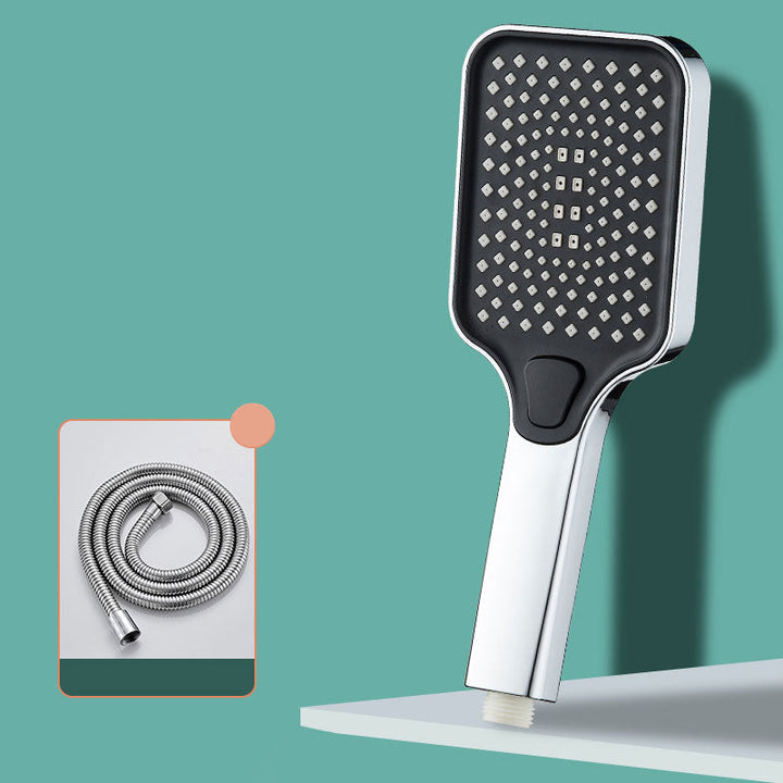 Lisslune | Rectangular Print Shower Head 4-Adjustable Water Flow Hand Shower