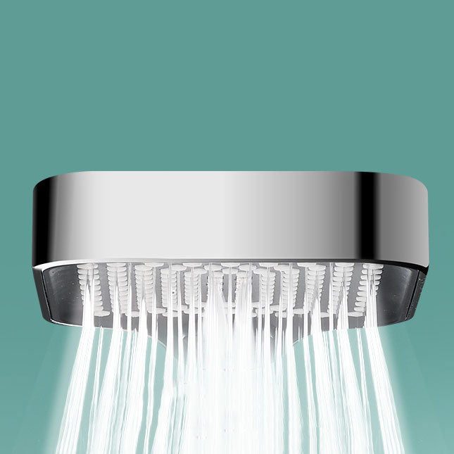 Lisslune | Rectangular Pressure Shower Head 4-Adjustable Water Flow Hand Shower