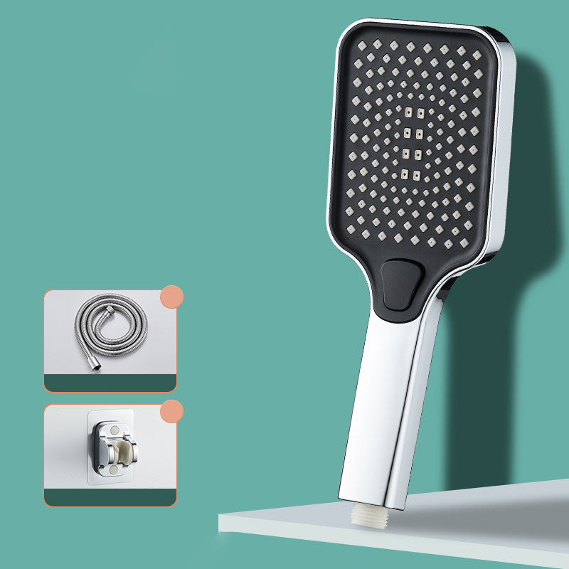 Lisslune | Rectangular Print Shower Head 4-Adjustable Water Flow Hand Shower