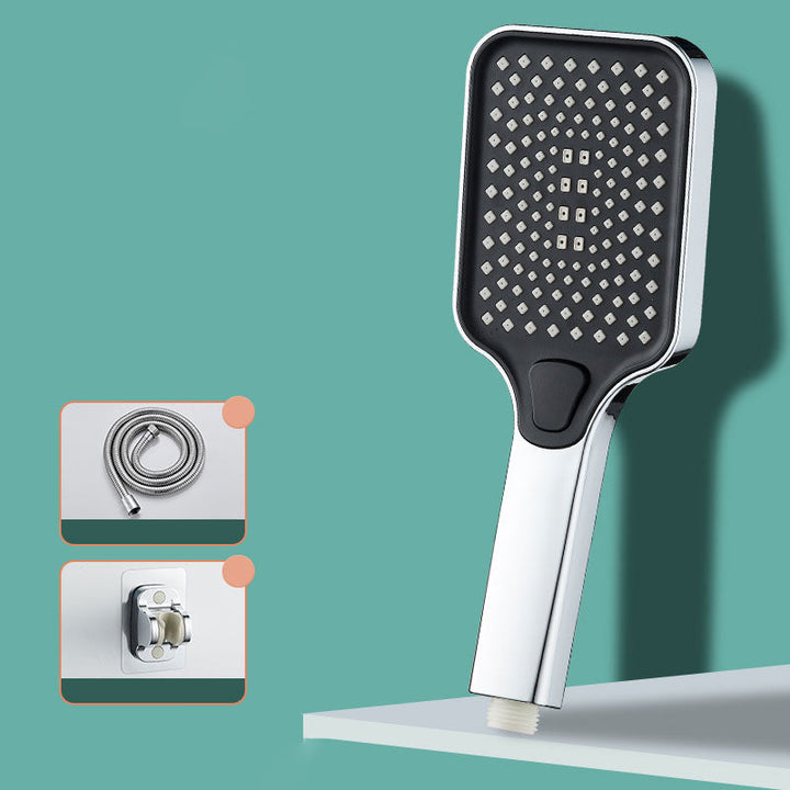 Lisslune | Rectangular Print Shower Head 4-Adjustable Water Flow Hand Shower