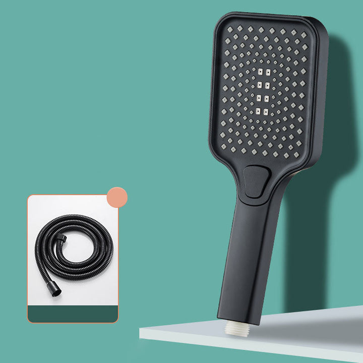 Lisslune | Rectangular Print Shower Head 4-Adjustable Water Flow Hand Shower
