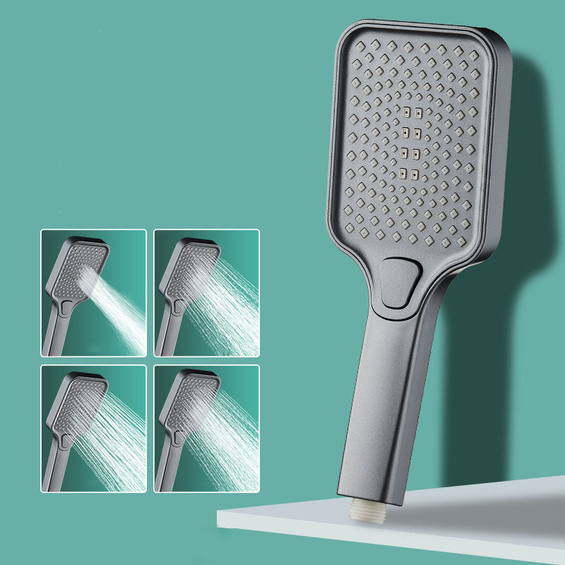 Lisslune | Rectangular Print Shower Head 4-Adjustable Water Flow Hand Shower