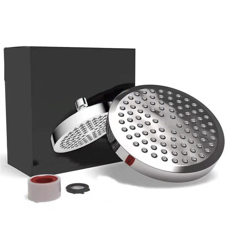 Lisslune | Round Pressure Regulated Rain Shower Head Wall Mount Adjustable Shower Head