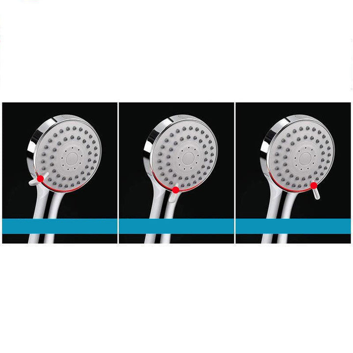 Lisslune | High Pressure 8 Inch Shower Set 3-Function Hand Shower Stainless Steel Square Ceiling Shower Head