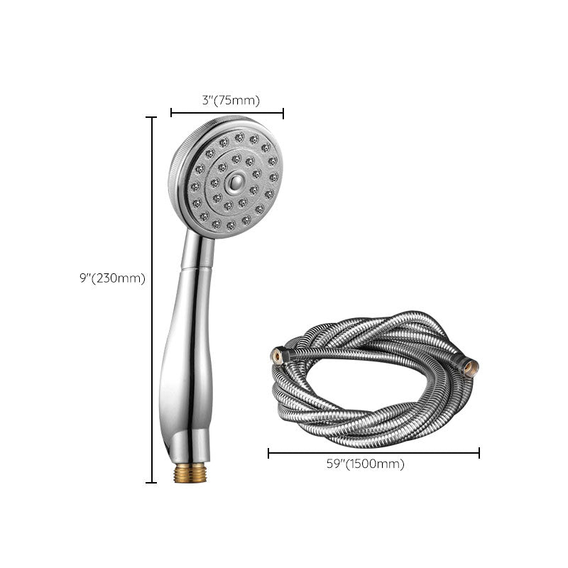 Lisslune | Contemporary Shower Head Metal Handheld Shower Head with Adjustable Water Flow