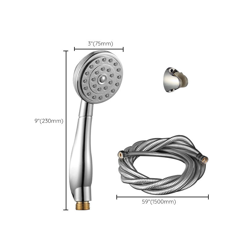 Lisslune | Contemporary Shower Head Metal Handheld Shower Head with Adjustable Water Flow
