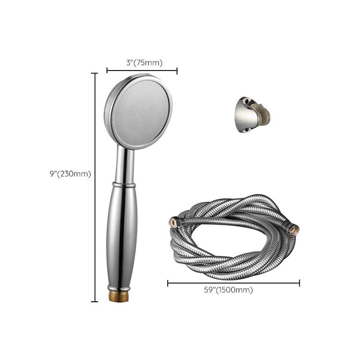 Lisslune | Contemporary Shower Head Metal Handheld Shower Head with Adjustable Water Flow