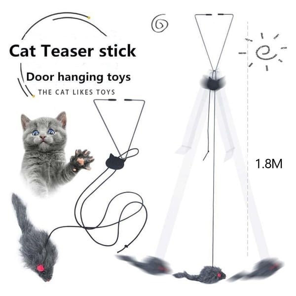 Lisslune | Hanging Door Bouncing Mouse Cat Toy