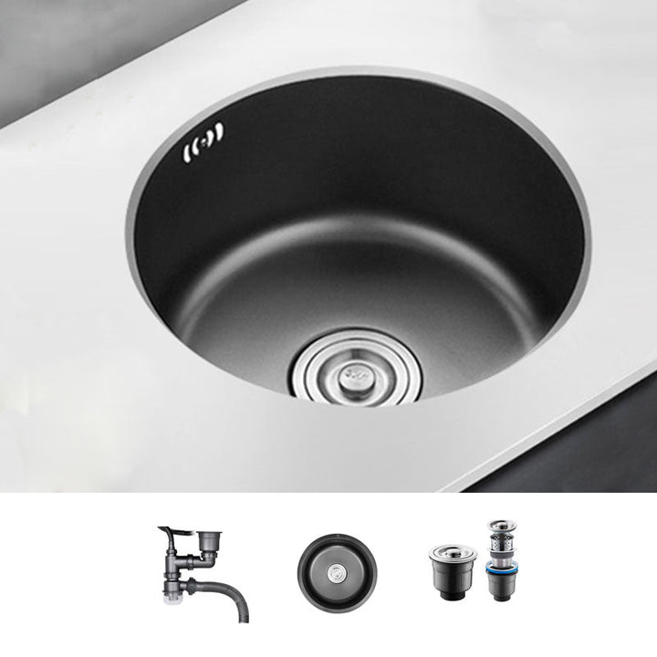 Lisslune | Contemporary Style Kitchen Sink Stainless Steel Kitchen Sink with Single Bowl