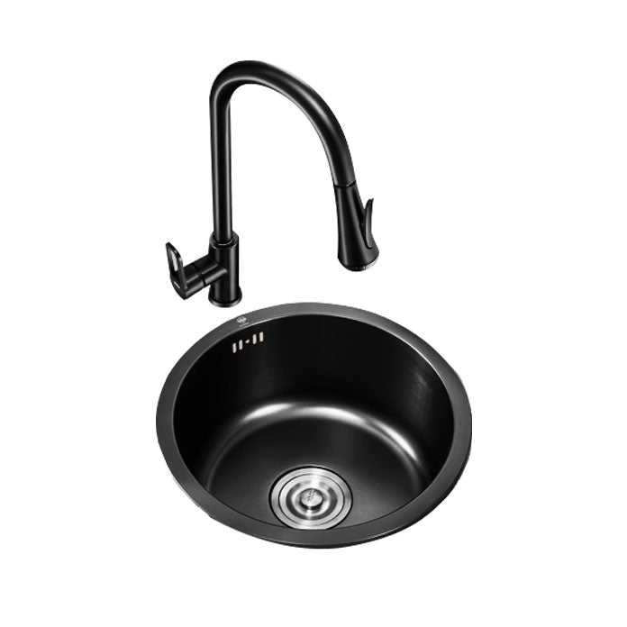 Lisslune | Contemporary Style Kitchen Sink Stainless Steel Kitchen Sink with Single Bowl