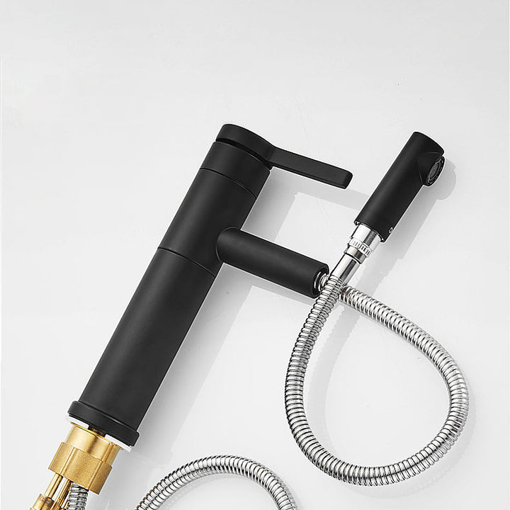 Lisslune | Lever handle faucet Glam Style with swivel spout for the bathroom